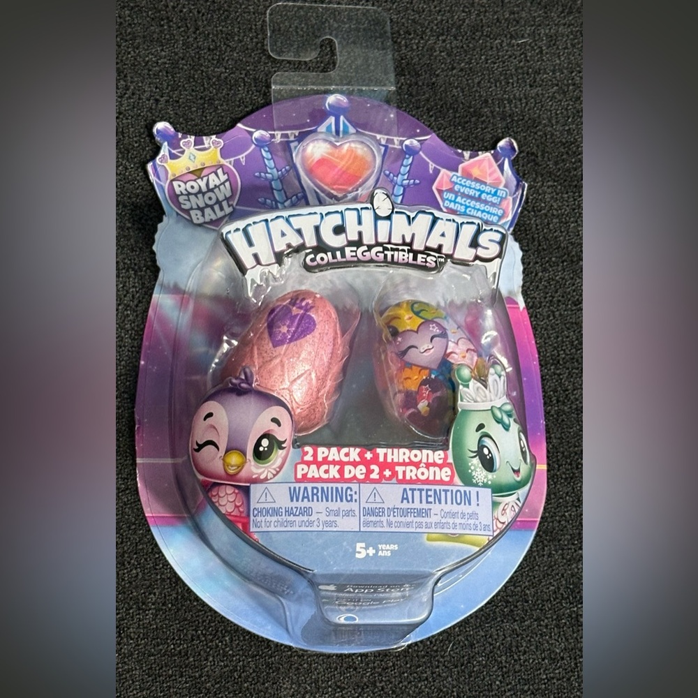 Hatchimals CollEGGtibles Royal Snow Ball 2-Pack with Throne Toy - Picture 7 of 9